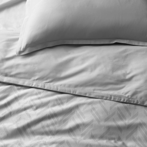 Пододеяльник и 2 наволочки, 240x220, 50x60 см, серый IKEA NÅLGINST 605.671.89 - фото 4