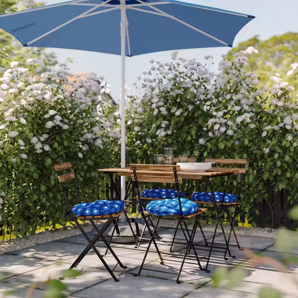 TÄRNÖ Стол+4 стула, д/сада - схема-чертеж с размерами