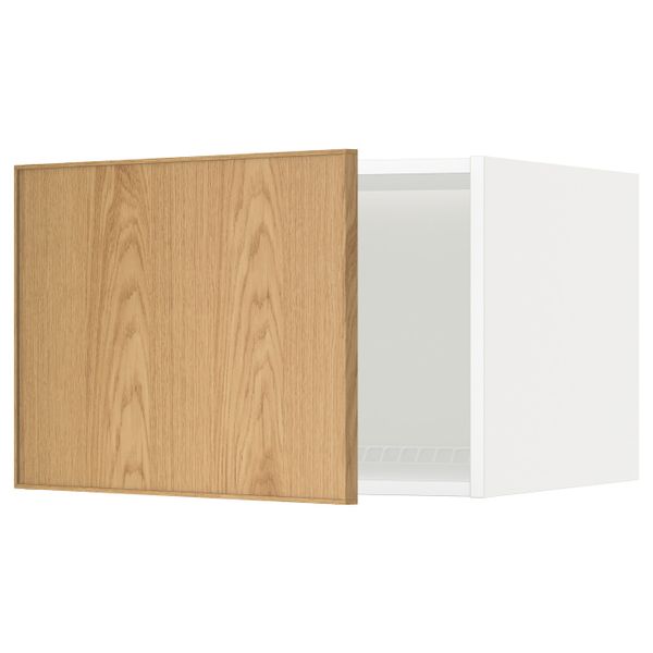 Верхний шкаф на холодильник, морозильник IKEA METOD МЕТОД 292.255.94 - схема-чертеж с размерами