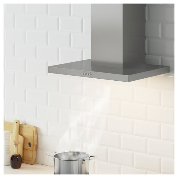 Колпак вытяжного шкафа стенного крепления МОЛНИГТ, нержав сталь (60 см) - фото 3