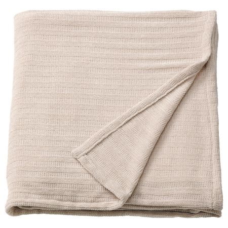 Плед, бежевый 130x170 см IKEA YLVALI ЮЛВАЛИ 205.070.79