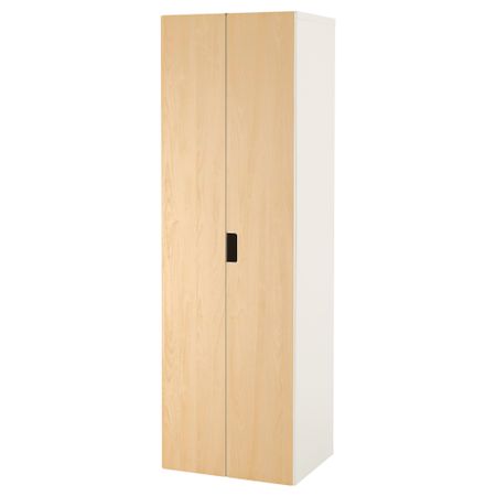 Гардероб СТУВА, белый, береза (60x50x192 см)