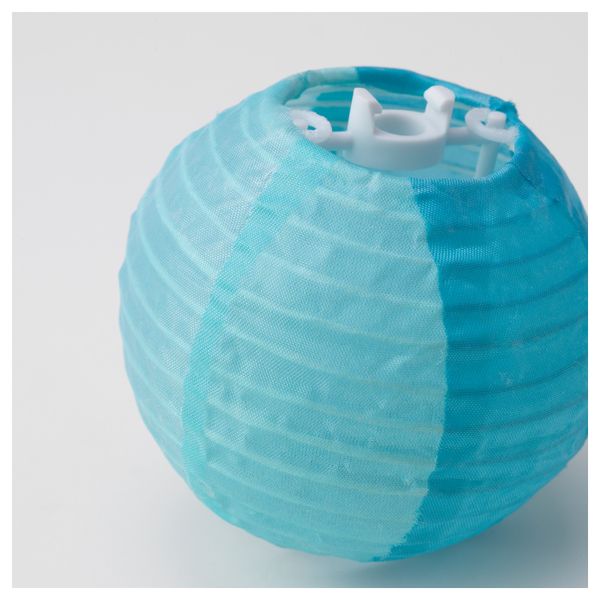 Украшение для гирлянды СОЛВИДЕН, шаровидный серый, синий - схема-чертеж с размерами