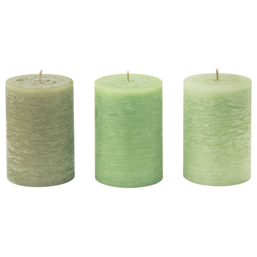 Формовая свеча, ароматическая ЛУГГА, Летний луг зеленый (10 см) - фото 1