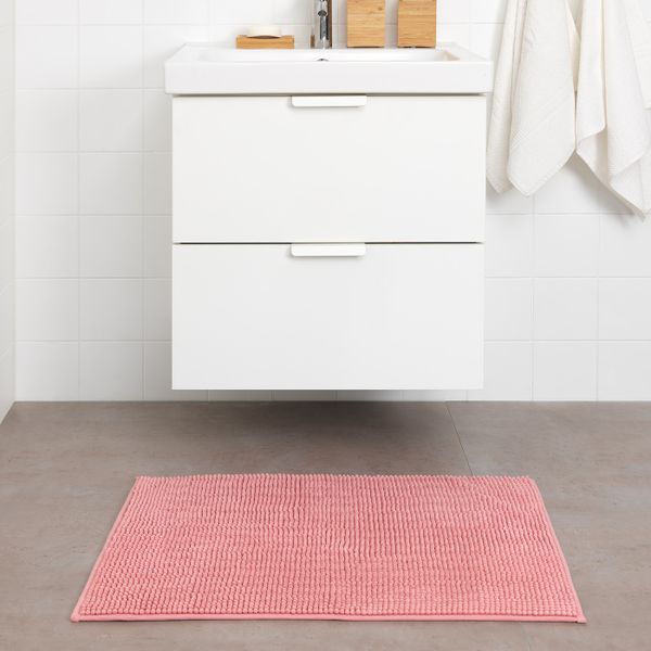 Коврик для ванной, розовый 50x80 см IKEA ТОФТБУ 204.222.64 - фото 3