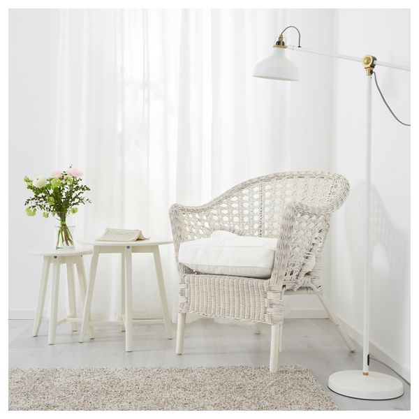 Кресло с подушкой-сиденьем ФИННТОРП / ЮПВИК, белый - фото 2