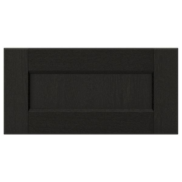Фронтальная панель ящика, черная морилка 40x20 см IKEA LERHYTTAN ЛЕРХЮТТАН 803.565.05 - фото 1