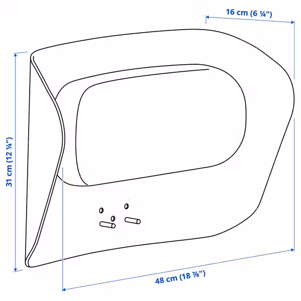 GRÖNFJÄLL ГРЁНФЬЕЛЛЬ Подголовник - фото 2