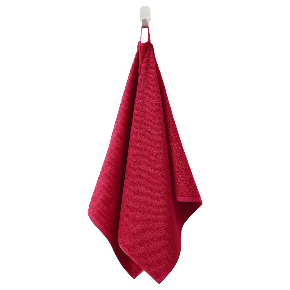 Полотенце, красный, 50x100 см IKEA ВОГШЁН 904.538.55 - фото 1