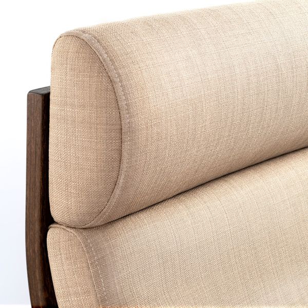 Кресло, коричневый/Шифтебу бежевый IKEA POÄNG ПОЭНГ 193.028.04 - фото 4