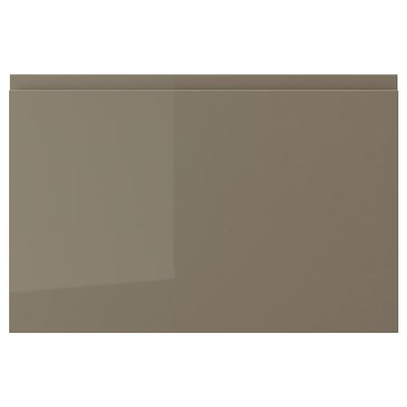 VOXTORP Фронтальная панель ящика - глянцевый темный серо-коричневый 60x40 см