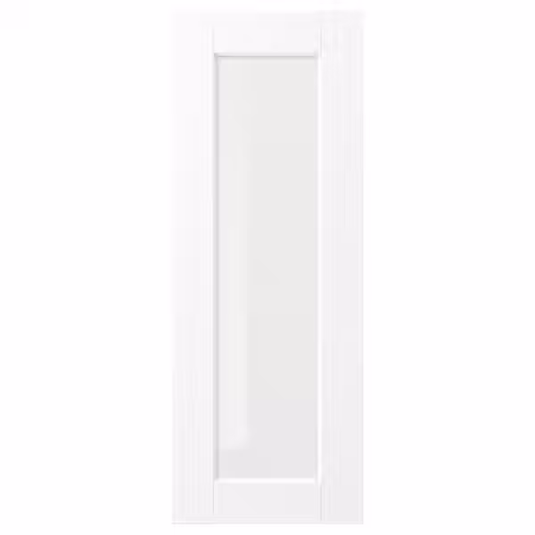 ENKÖPING Стеклянная дверь - белый под дерево 30x80 см - фото 1