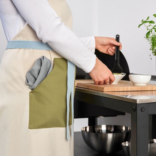 Фартук, белый с оттенком IKEA GRILLTIDER ГРИЛЛЬТИДЕР 004.889.96 - фото 3