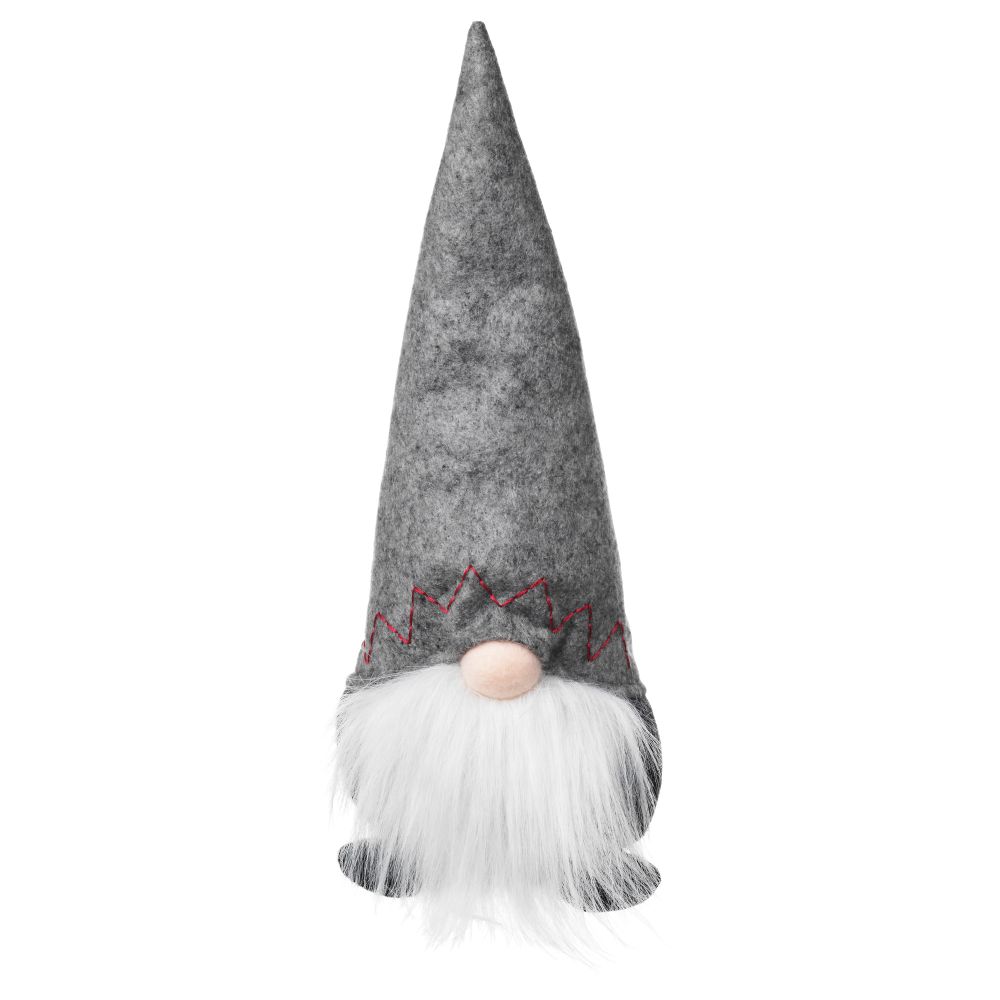 Украшение ВИНТЕР 2017, Санта Клаус, серый (32 см) - фото 1