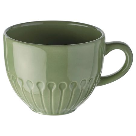 Кружка, каменная керамика/зеленый 36 сл IKEA СТРИММИГ 604.378.76