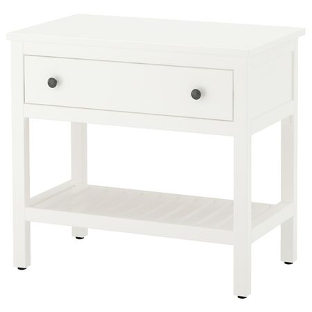 Открытый шкаф для раковины, 1 ящик, белый 82x48x76 см IKEA HEMNES ХЕМНЭС 503.967.01