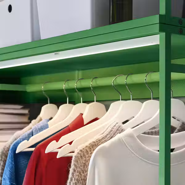 PLATSA Открытый модуль для одежды - зеленый 80x40x120 см - фото 2