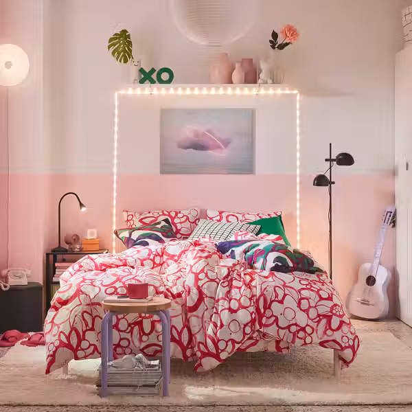 HÄRLIR Пододеяльник и 2 наволочки - фото 3