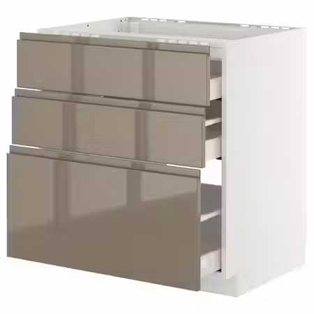 METOD / MAXIMERA Шкаф д/варочной панели/3фасада/3ящ