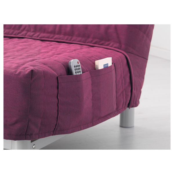 Диван-кровать 3-местный БЕДИНГЕ РЕСМУ, Книса малиновый - фото 2