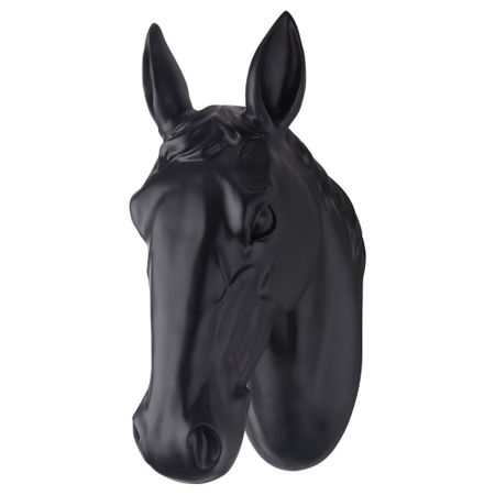 Настенное украшение СУРДЕГ, лошадь черный (17x44 см)