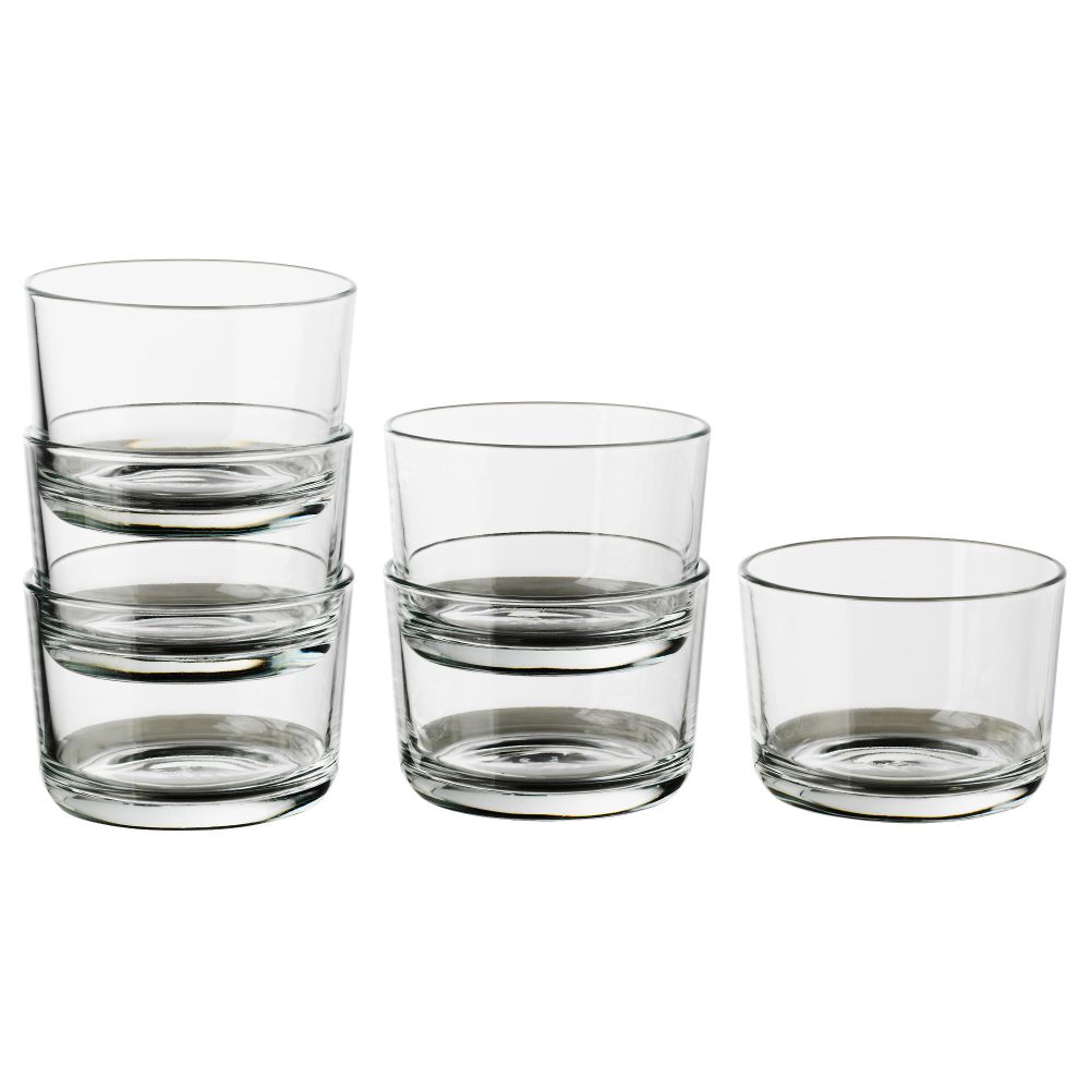 Стакан ИКЕА/365+, прозрачное стекло (18 сл) - фото 1