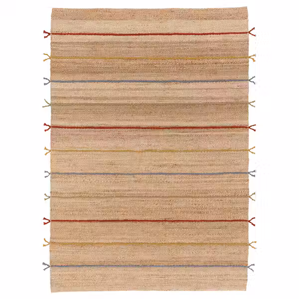 RAKLEV Ковер, безворсовый - ручная работа/неокрашенный разноцветный 170x240 см - фото 1