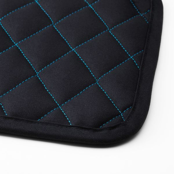 Прихватка, черный 22x22 см IKEA LACKTICKA ЛАККТИККА 703.711.77 - схема-чертеж с размерами