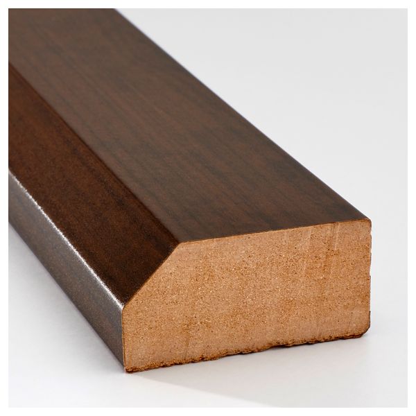 Карниз декоративный профилированный ЭДСЕРУМ, под дерево коричневый (221 см) - фото 2