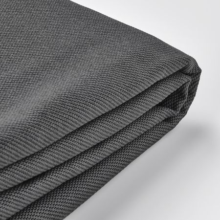 VIMLE Чехол на 3-местный диван с козеткой - с широкими подлокотниками с изголовьем/Hallarp серый