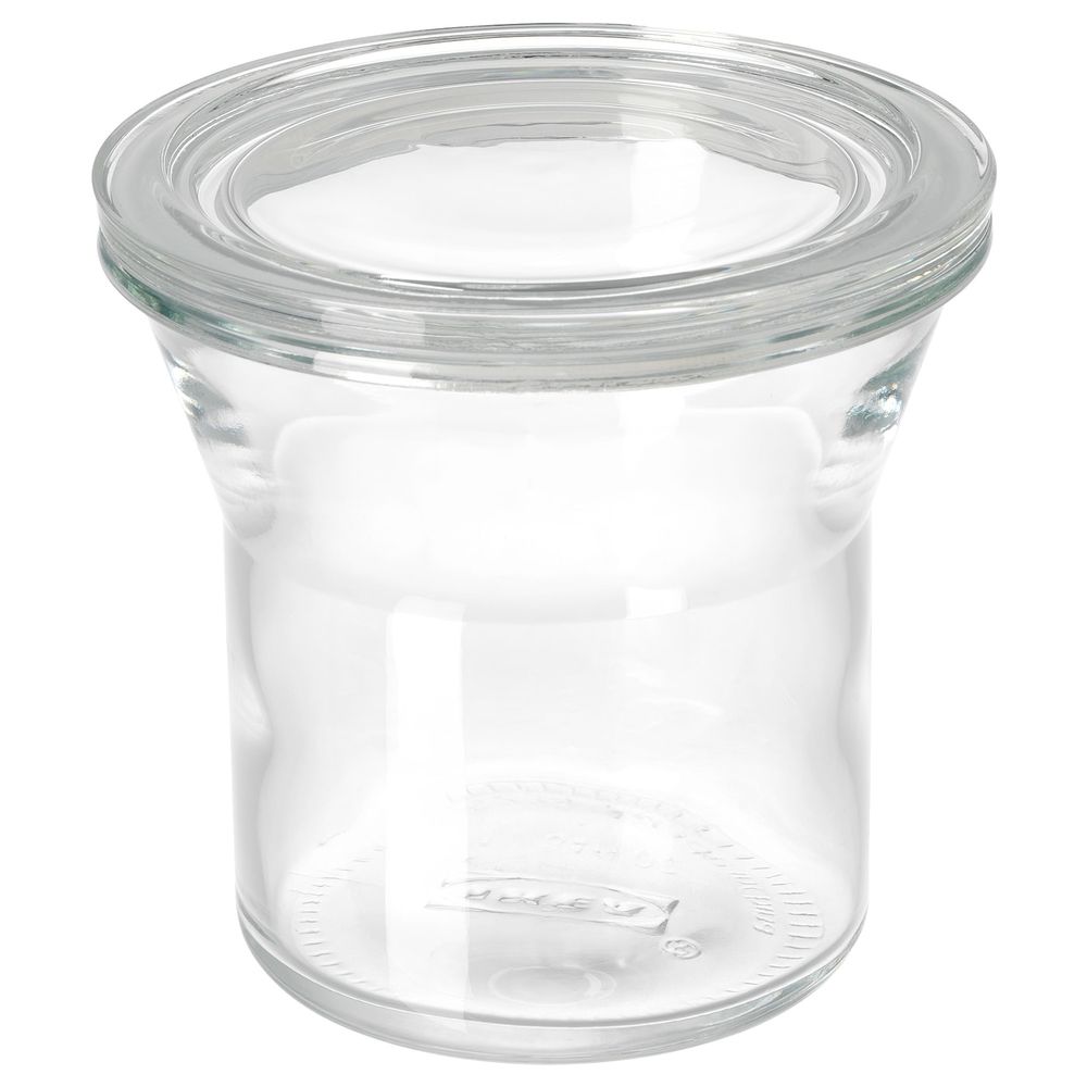 Банка с крышкой, стекло 1.0 л IKEA IKEA 365+ ИКЕА/365+ 792.767.98 - фото 1