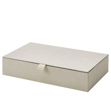 Коробка с отделениями, 30x18x6 см, естественный, бежевый IKEA RÅGODLING 605.658.21