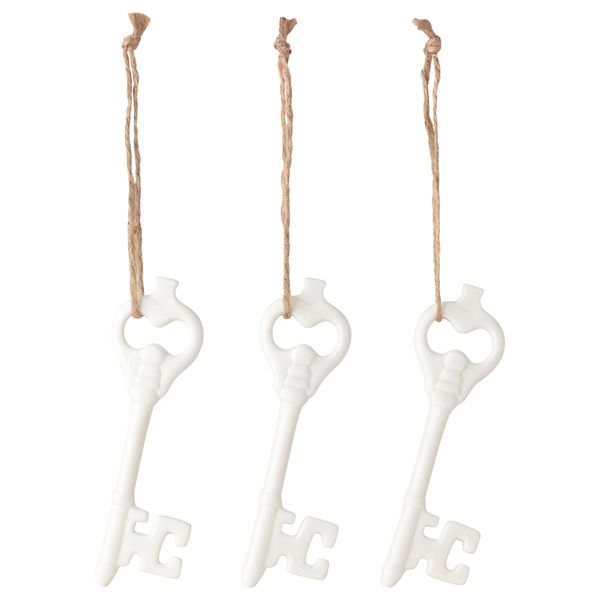 Украшение подвесное ВИНТЕР 2015, фарфор, белый - схема-чертеж с размерами