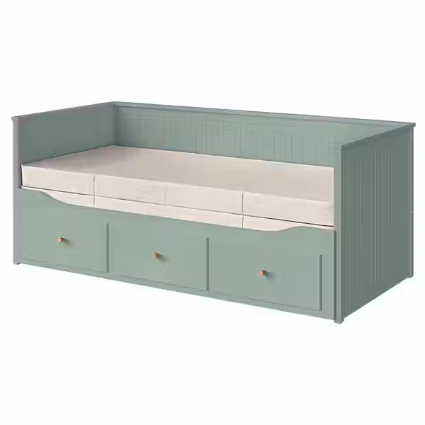 HEMNES Кушетка с 2 матрасами/3ящиками - фото 1