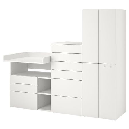 Комбинация для хранения, 210x79x181 cm IKEA PLATSA ПЛАТСАA ПЛАТСА, SMÅSTAD СМОСТАД 994.287.48