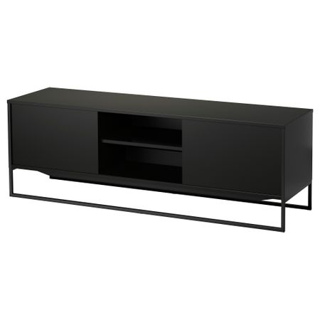 Тумба под ТВ ХАГГЕ, черный (150x40 см)