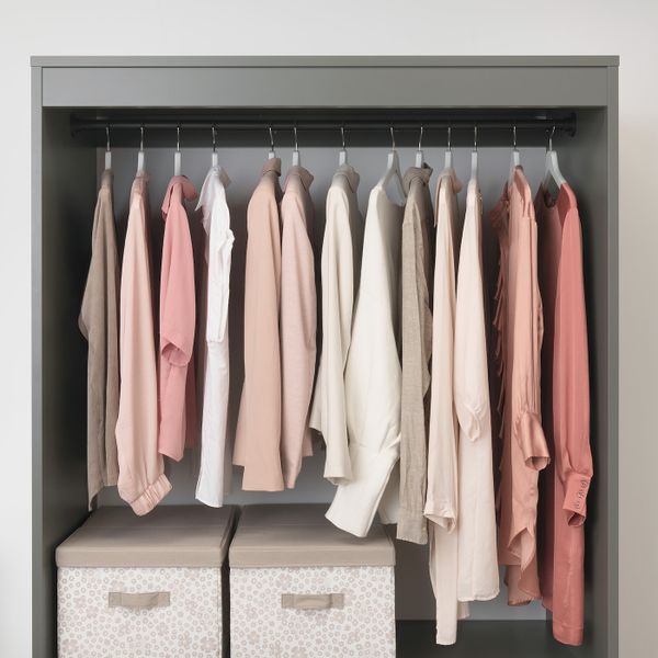 Открытый гардероб, темно-серый 120x173 см IKEA BRYGGJA БРЮГГИА 704.219.07 - фото 4