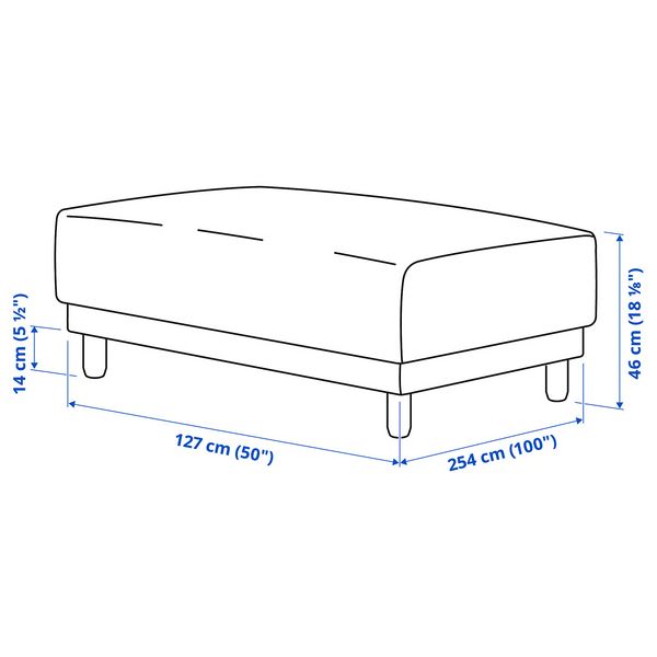 IKEA, дополнительный ракурс - схема-чертеж с размерами