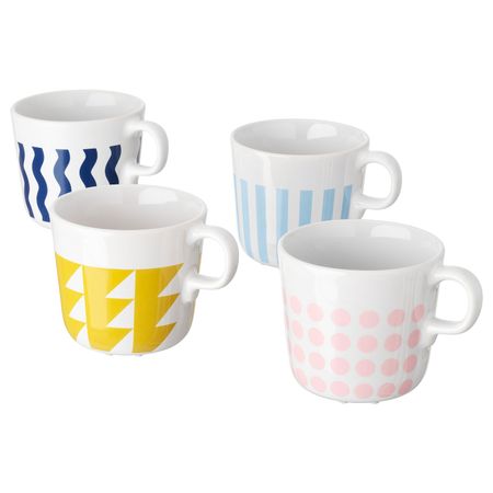 Кружка, разные орнаменты 21 сл IKEA FRAMKALLA ФРАМКЭЛЛА 804.200.83