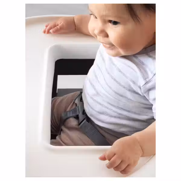 BLÅMES Высокий стульчик со столешн - чёрный - фото 3