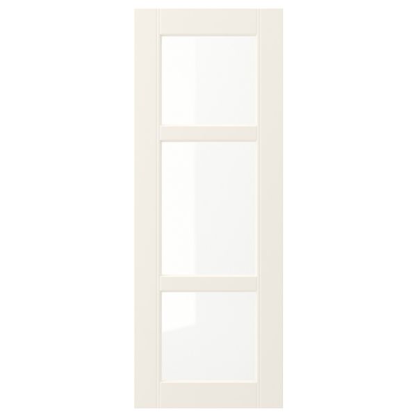 Стеклянная дверь, белый с оттенком 30x80 см IKEA HITTARP ХИТАРП 403.613.73 - фото 1