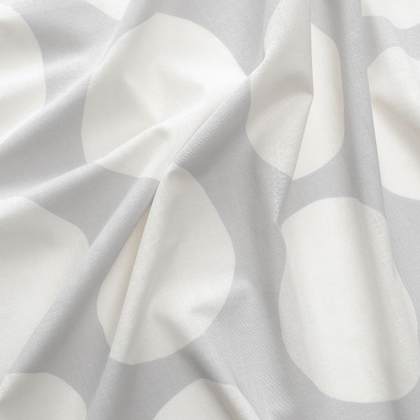 Гардины, 2 шт., белый, серый 145x300 см IKEA REIDUNN РЕЙДУНН 304.698.64 - фото 2