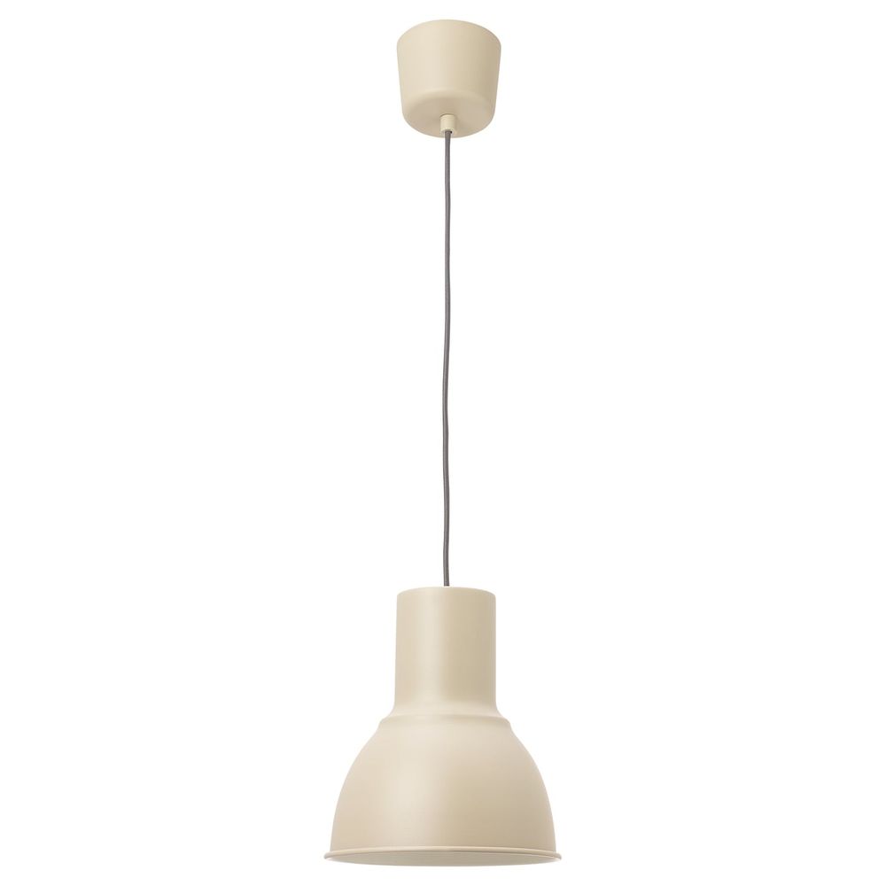 Подвесной светильник, бежевый 22 см IKEA ХЕКТАР 904.148.83 - фото 1