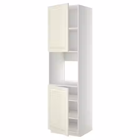 METOD Высок шкаф д/духовки/2дверцы/полки