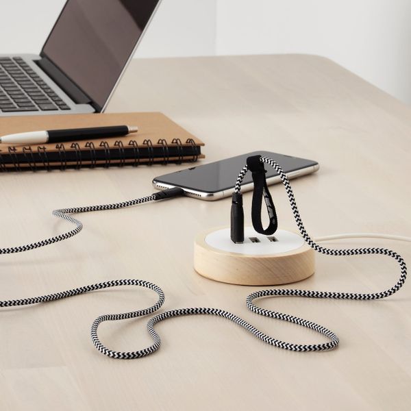 Кабель lightning-USB 1.5 м IKEA LILLHULT ЛИЛЛЬХУЛЬТ 204.135.80 - фото 2