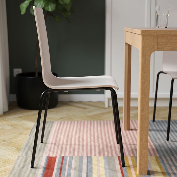 Стул, черный-белый IKEA MARTIN 092.195.32 - фото 10