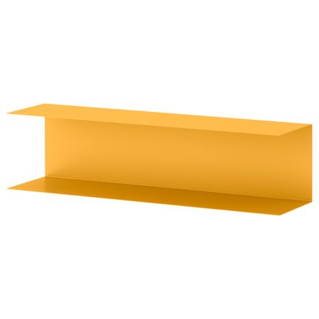 Полка навесная БОТКИРКА, желтый (80x20 см)