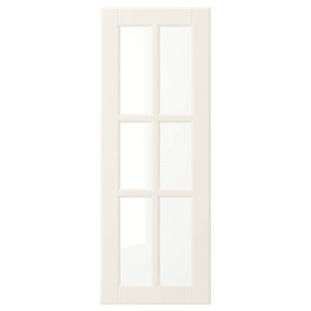 Стеклянная дверь, белый с оттенком 30x80 см IKEA BODBYN БУДБИН 904.851.25