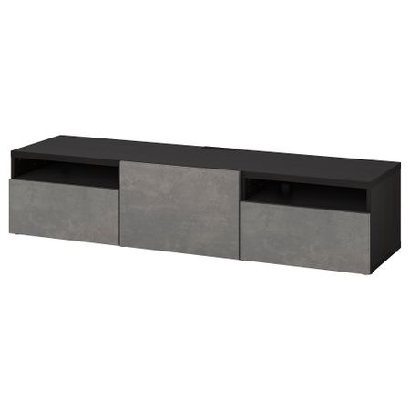 Тумба под ТВ с ящиками и дверцей, 180x42x39 cm IKEA BESTÅ БЕСТО 594.202.97