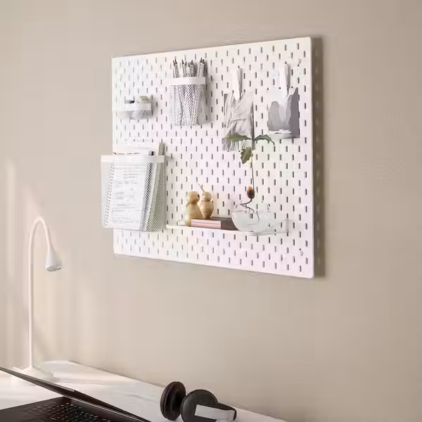 SKÅDIS Полка-витрина - белый - фото 6